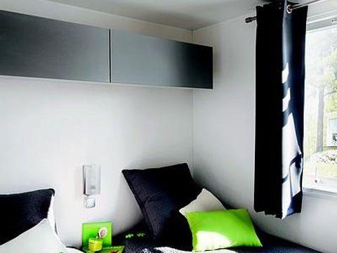 MOBILHOME 6 personnes - Le Platane (3 chambres) + grande terrasse + TV