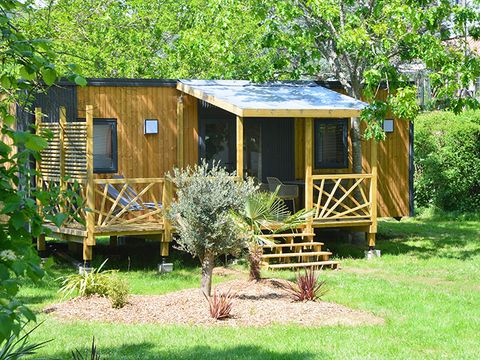 MOBILHOME 4 personnes - Mobil home"Olivier" (2023)  Dimanche, 2 chambres 2salles de bain, grand salon (tv), terrasse