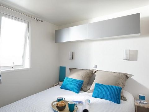 MOBILHOME 6 personnes - Le Platane (3 chambres) + grande terrasse + TV