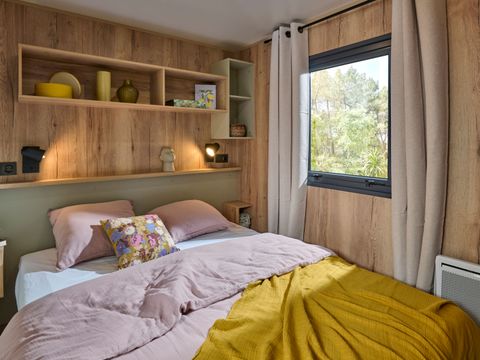 MOBILHOME 4 personnes - Ecrin Vert Premium 32m² (2ch-4pers)+2SDB +terrasse semi-couverte 17m² + LV + CLI