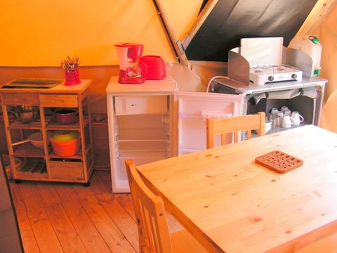 TENTE TOILE ET BOIS 4 personnes - Tente Tipi