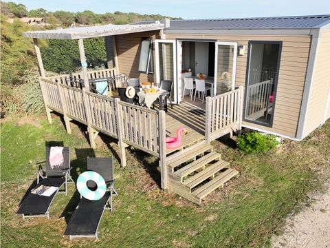 Mobilhome 6 personnes - PREMIUM - Vue Océan - 3 chambres