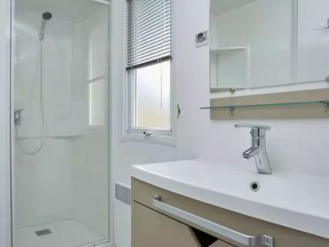 MOBILHOME 6 personnes - Comfort | 3 Ch. | 6 Pers. | Terrasse surélevée | Clim.