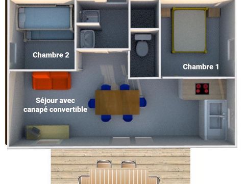 CHALET 4 personnes - PMR