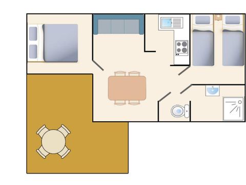 Mobilhome 4 personnes - MOBILHOME MONTAGNE