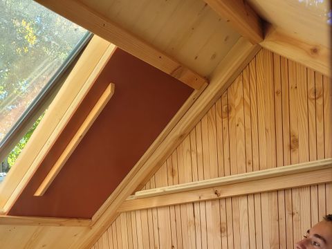 Tente en toile et en bois 2 personnes - Cabane -étape "LOCHENN"