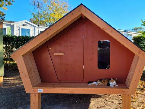 Tente en toile et en bois 2 personnes - Cabane -étape "LOCHENN"