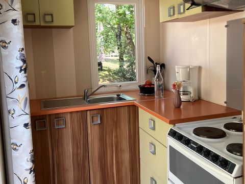 MOBILHOME 5 personnes - Classic XL | 2 Ch. | 4/5 Pers. | Terrasse surélevée non couverte