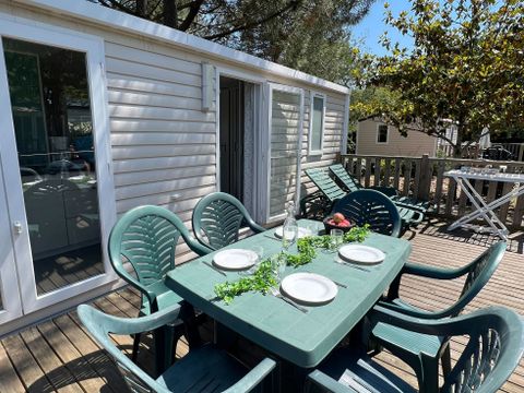 MOBILHOME 4 personnes - Comfort XL | 2 Ch. | 4 Pers. | Terrasse surélévée non couverte