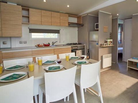 MOBILHOME 6 personnes - Comfort | 3 Ch. | 6 Pers. | Terrasse surélevée