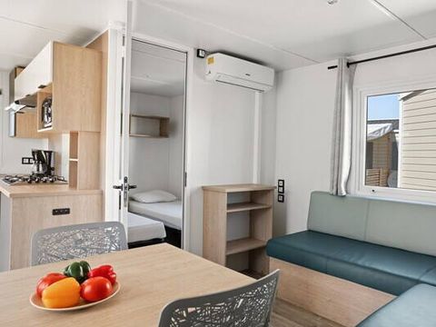 MOBILHOME 4 personnes - Mobil-home | Comfort | 2 Ch. | 4 Pers. | Terrasse surélevée | Clim. | TV