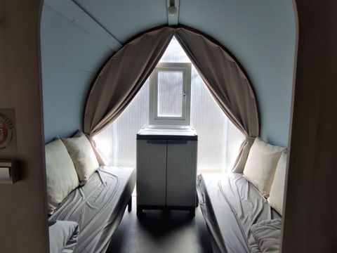 Tente en toile et en bois 4 personnes - COCO, sans sanitaires