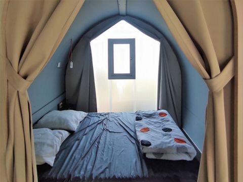 Tente en toile et en bois 4 personnes - COCO, sans sanitaires
