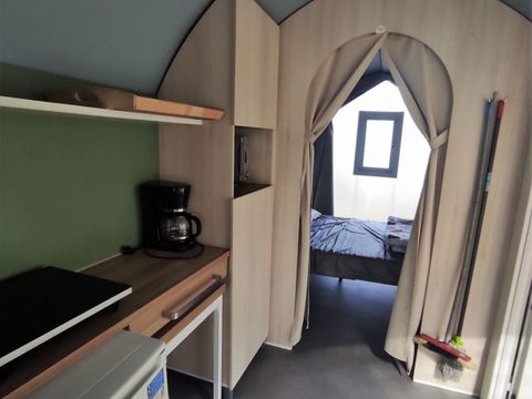 Tente en toile et en bois 4 personnes - COCO, sans sanitaires