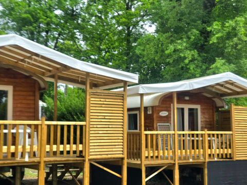 HÉBERGEMENT INSOLITE 4 personnes - Roulottes 2 chambres* 2/4 pers