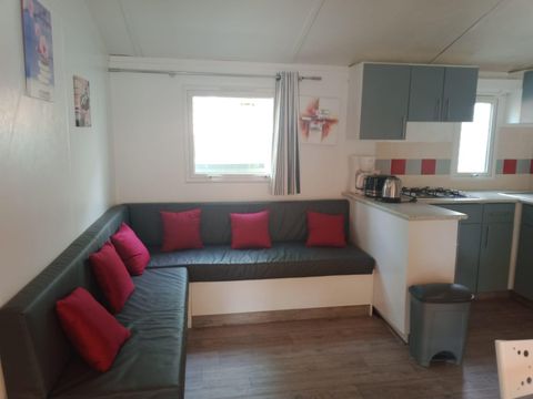 MOBILHOME 6 personnes - Standard 22-28m² - 2 chambres - terrasse couverte + TV*