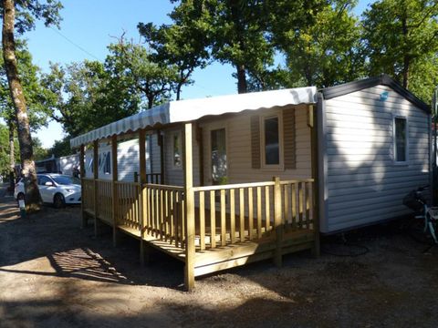 MOBILHOME 6 personnes - Standard 22-28m² - 2 chambres - terrasse couverte + TV*