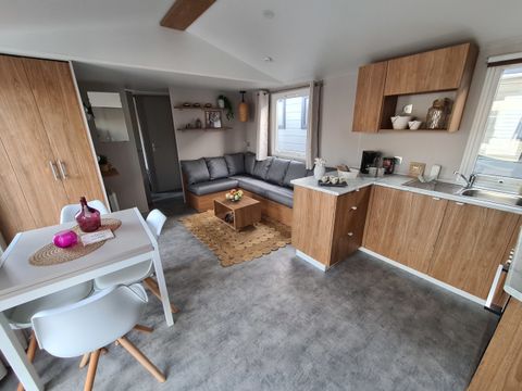 MOBILHOME 8 personnes - Mobilhome Premium 30-40m² - 3 chambres + TV + Terrasse couverte & draps jetables fournis* 6/8 pers