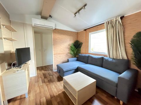 MOBILHOME 8 personnes - Mobilhome Premium 30-40m² - 3 chambres + TV + Terrasse couverte & draps jetables fournis* 6/8 pers