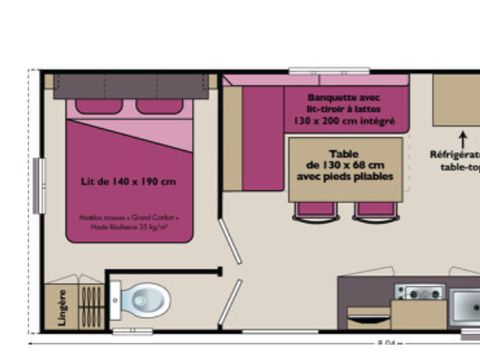 MOBILHOME 4 personnes - Mobile-home ABYSSE****