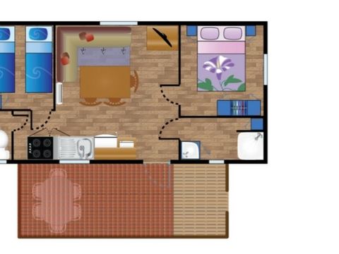 Mobilhome 4 personnes - NAUTILUS***
