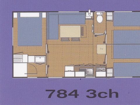 MOBILHOME 6 personnes - O'phea 784  (2013) 6 pers clim