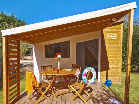 BUNGALOW TOILÉ 4 personnes - FUNFLOWER - sans sanitaires 24 m²