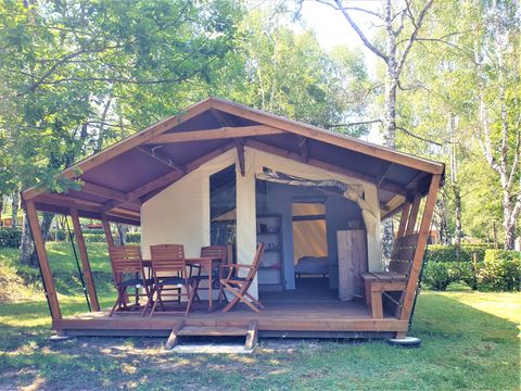 BUNGALOW TOILÉ 5 personnes - FREEFLOWER - sans sanitaires 30 m²