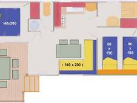 MOBILHOME 4 personnes - ESPADE
