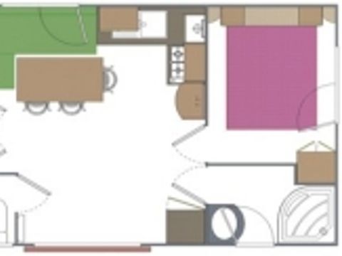 MOBILHOME 6 personnes - PLAISANCIER