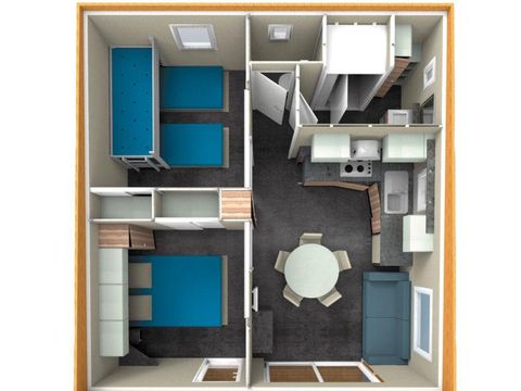 CHALET 5 personnes - Chalutier 2 chambres 31m² 2018