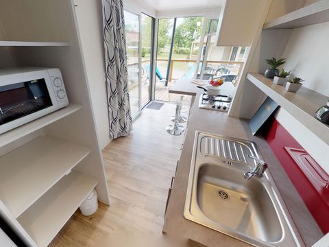 MOBILHOME 4 personnes - Bois Atlantis Péniche  29m² 2 chambres 2018