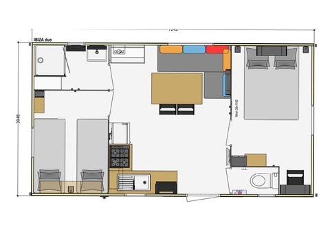 MOBILHOME 6 personnes - Premium 