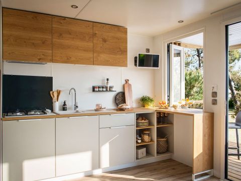 MOBILHOME 4 personnes - FAMILY PREMIUM, 28 m²  avec clim