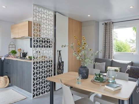MOBILHOME 4 personnes - FAMILY LUXE PREMIUM, 30 m² avec jacuzzi et clim