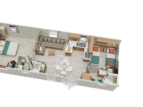 MOBILHOME 4 personnes - Family Classic 2 SDB
