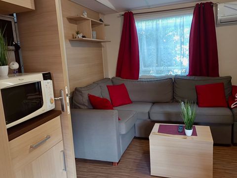 MOBILHOME 6 personnes - JF 64 -  3 CH - 40 M2 - CLIM - LV - 2 SDB - 2 WC
