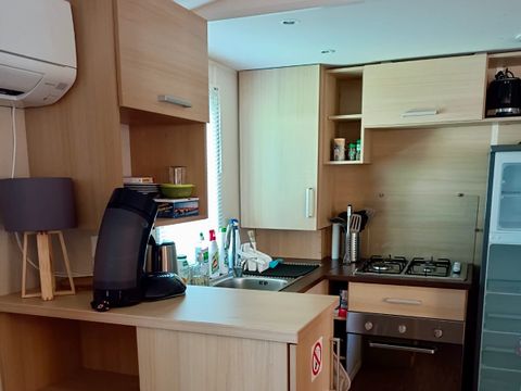 MOBILHOME 6 personnes - JF 64 -  3 CH - 40 M2 - CLIM - LV - 2 SDB - 2 WC