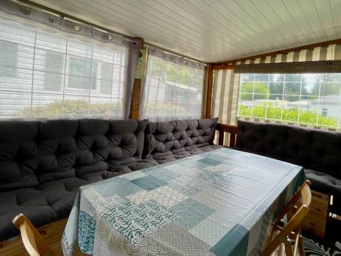 MOBILHOME 6 personnes - MOBILHOME (JF206) - 2 CHAMBRES, CLIM,  32 m2 + 16m2 de TERRASSE