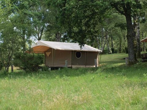 TENTE TOILE ET BOIS 4 personnes - Tente Lodge 2 chambres 4 personnes