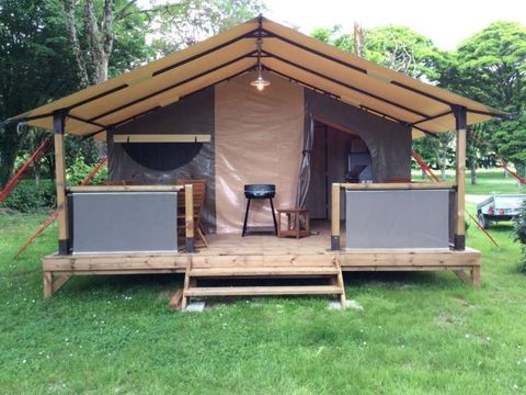 Tente en toile et en bois 4 personnes - Tente Lodge