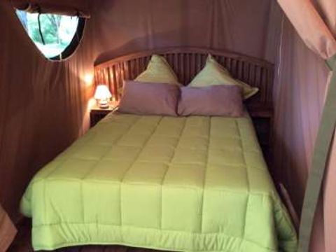 Tente en toile et en bois 4 personnes - Tente Lodge