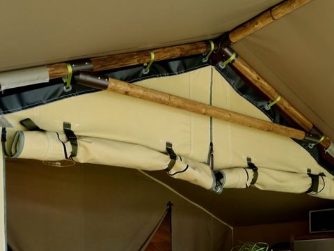 TENTE TOILE ET BOIS 5 personnes - Safari