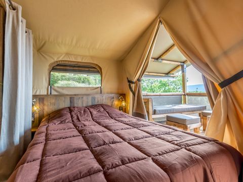 TENTE TOILE ET BOIS 5 personnes - Kalahari