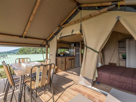 Tente en toile et en bois 5 personnes - Kalahari