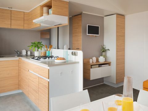 MOBILHOME 4 personnes - Confort 2 chambres avec climatisation
