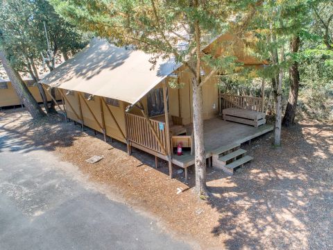 TENTE 6 personnes - Tente Lodge GLAMPING SAFARI BAHAMAS MEZZANINE 6