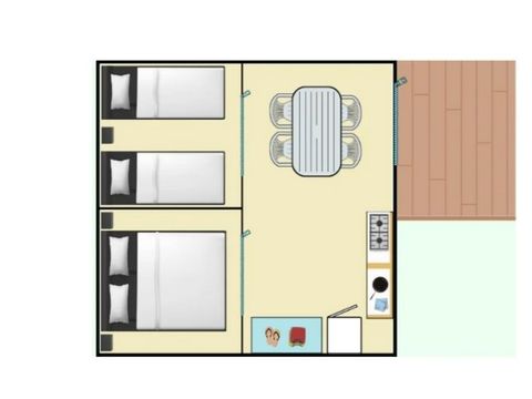 TENTE 4 personnes - Tente ANTIGUA 4 personnes