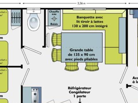 MOBILHOME 6 personnes - BIEN-ETRE