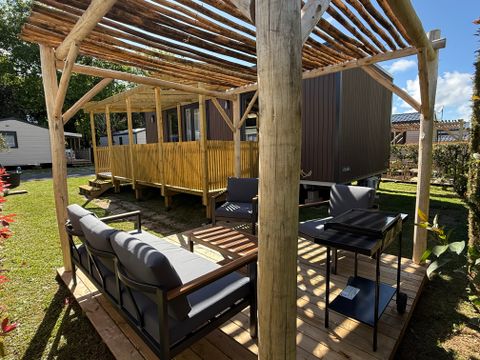 MOBILHOME 4 personnes - Luxe climatisé - 2 chambres - 2 salles de bain - 2 WC (année 2025)